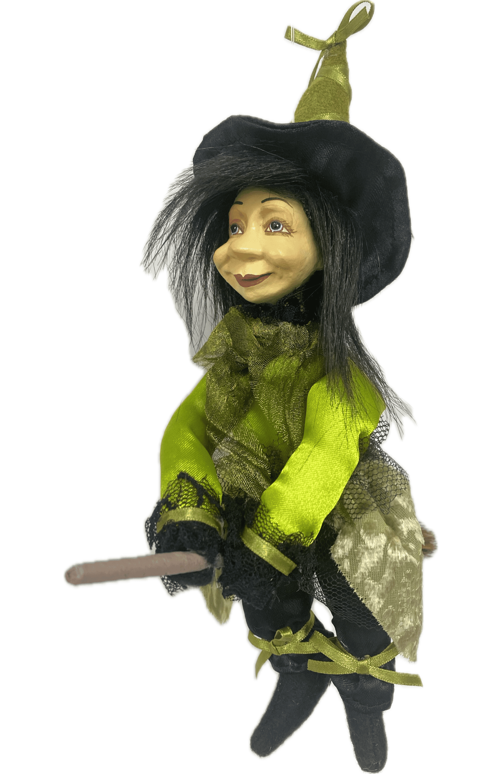 Kitty - Green Pendle Witch - The Wonky Broomstick