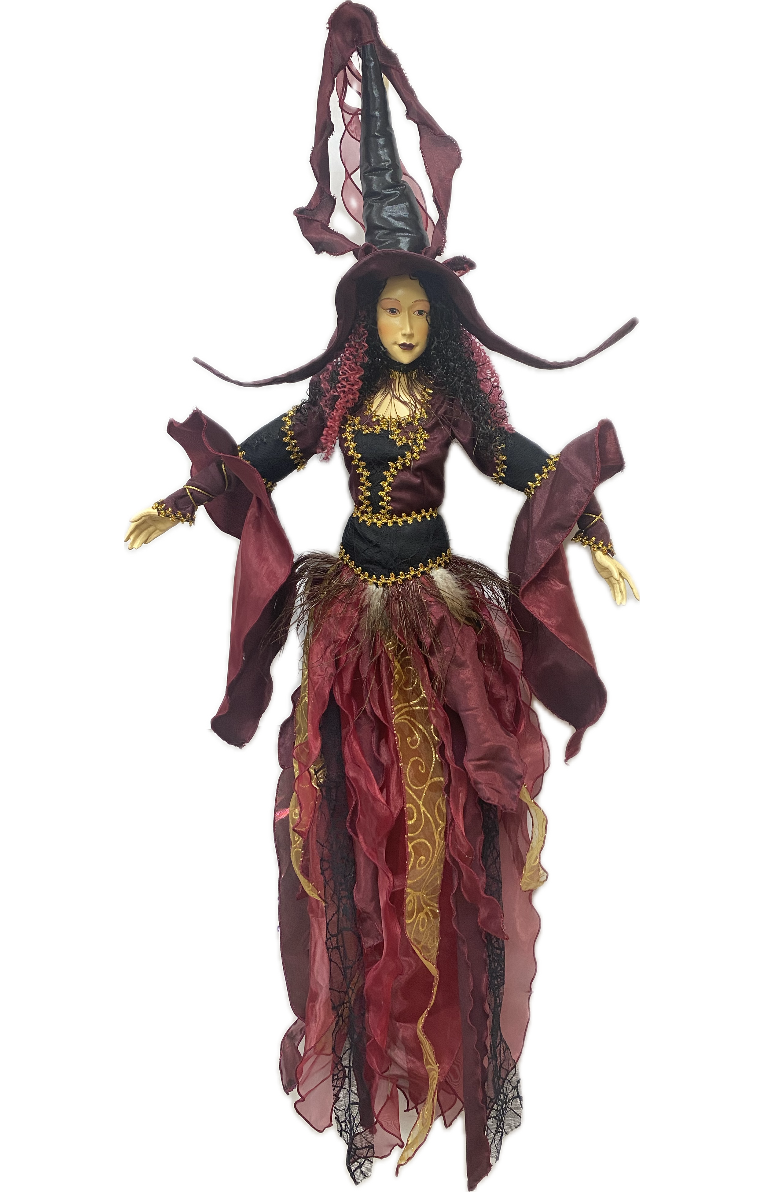 Batilda – Burgundy Pendle Witch