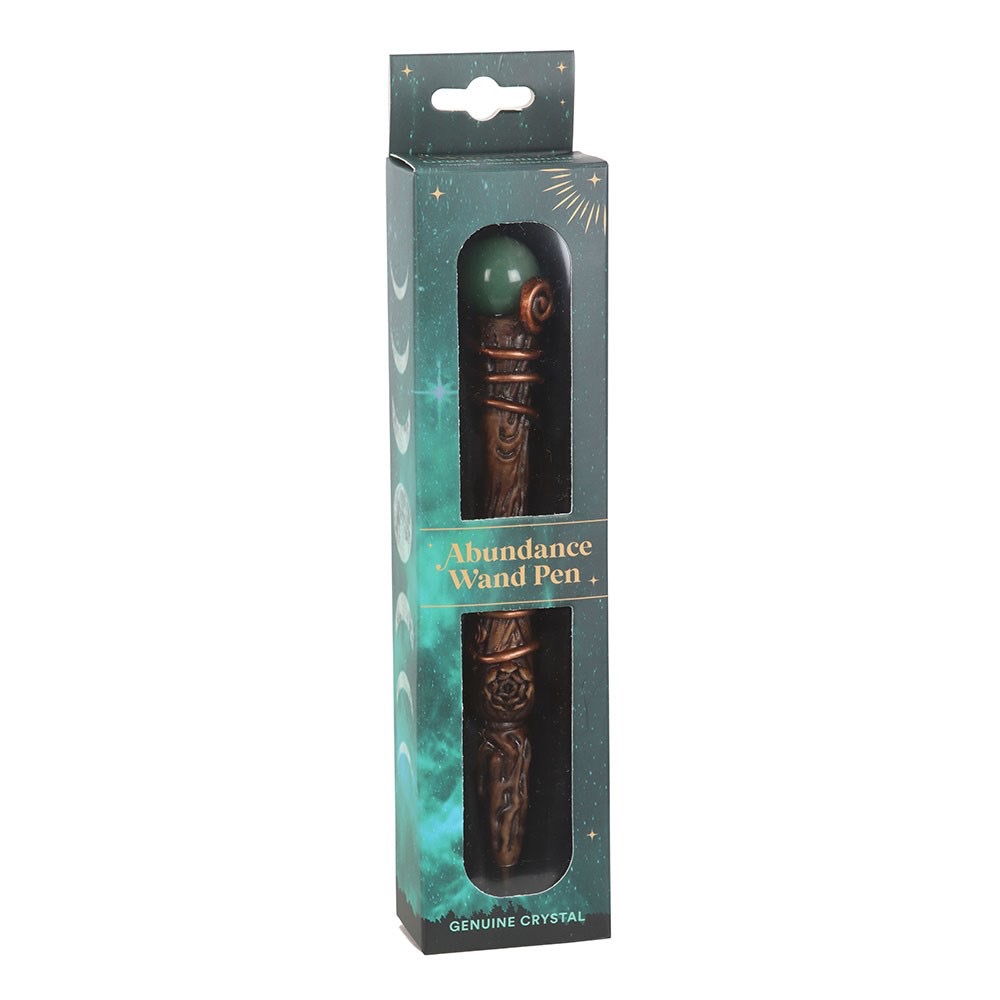 Abundance Green Aventurine Wand Pen