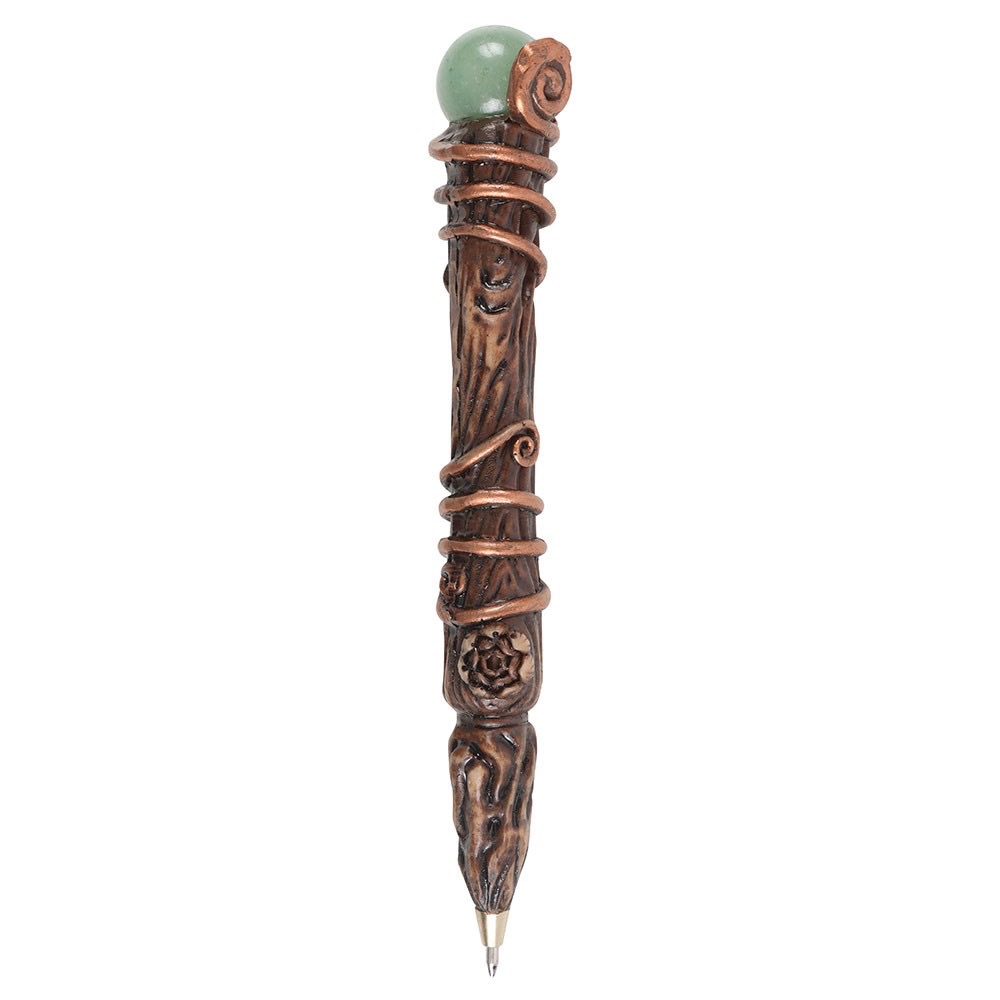 Abundance Green Aventurine Wand Pen