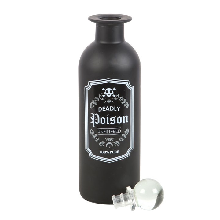 Deadly Poison Glass Potion Bottle