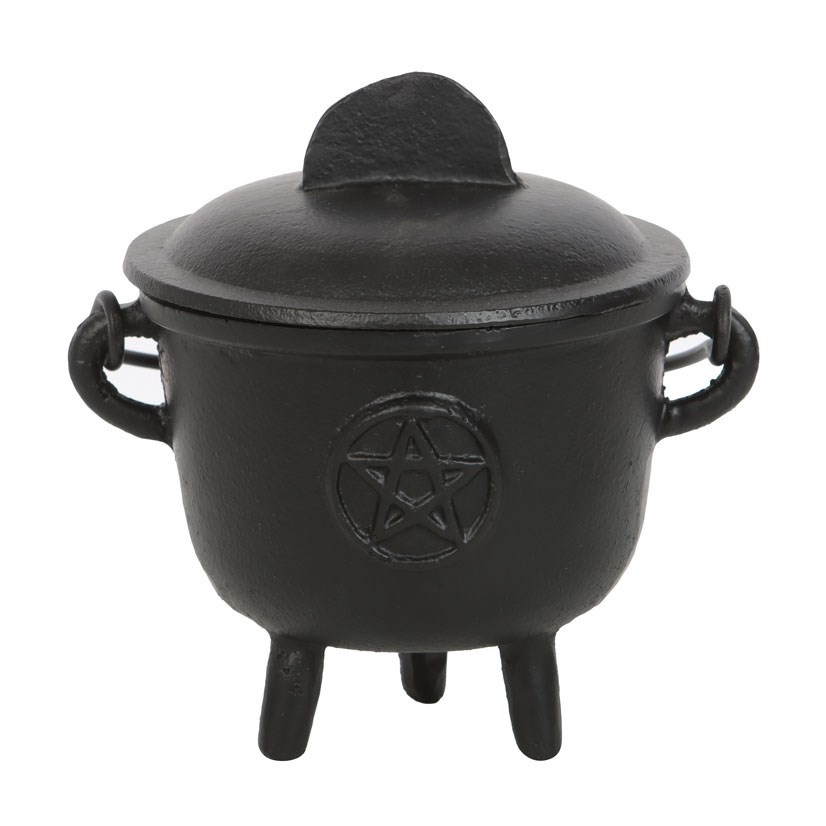 11cm Pentagram Cast Iron Cauldron
