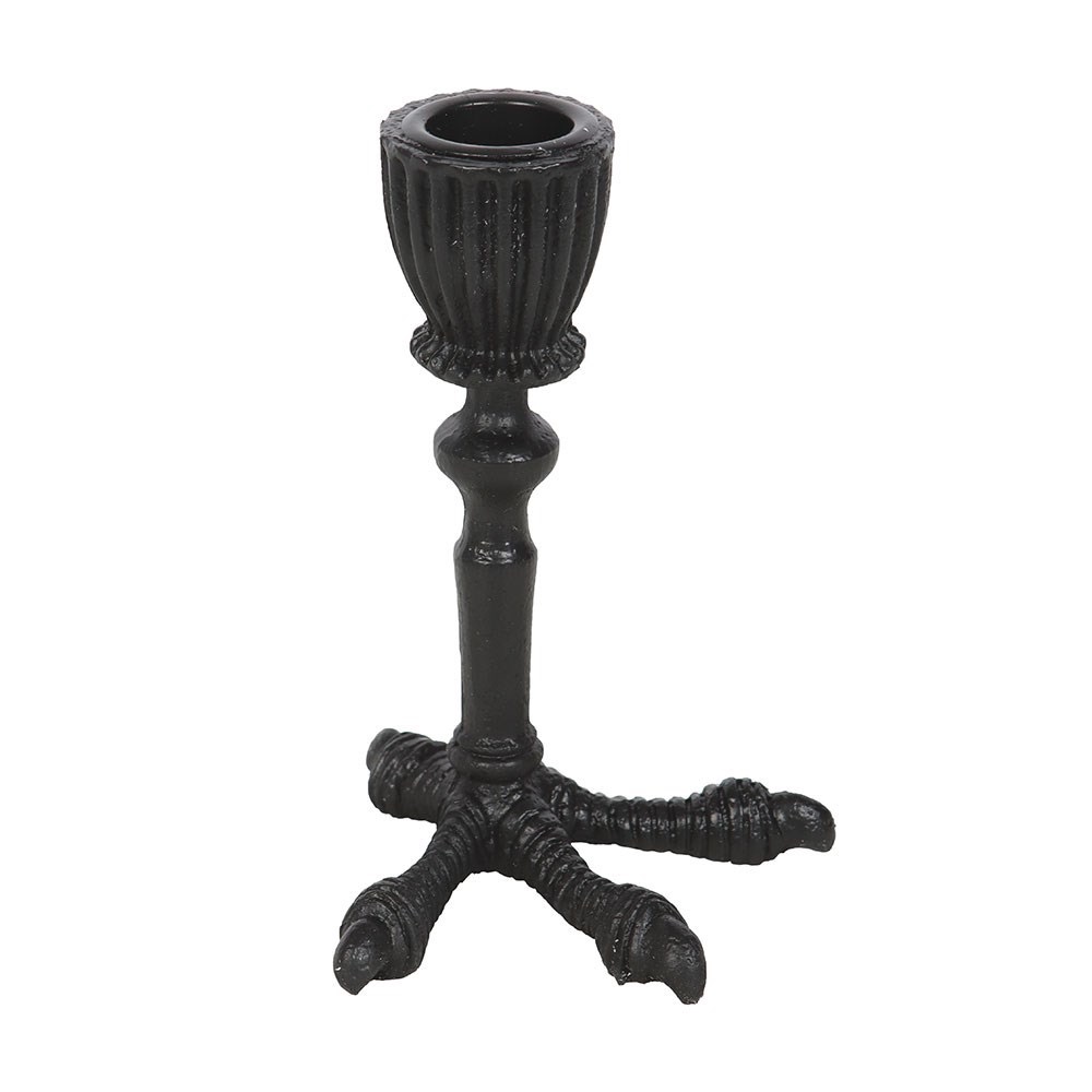 Raven Claw Taper Candle Holder
