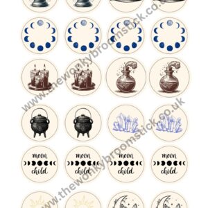 Witchy Sticker 2 A5 Sheet