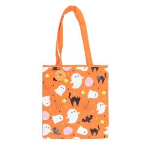 Orange Halloween Tote Bag