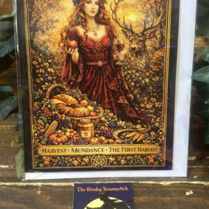 Mabon Witch Greeting Card