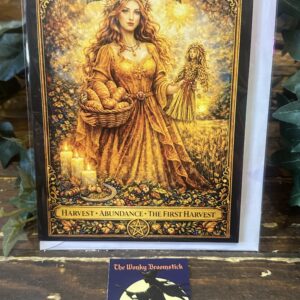 Lammas Witch Greeting Card
