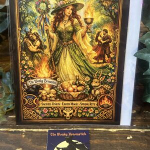 Beltane Witch Greeting Card