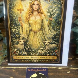 Imbolc Witch Greeting Card
