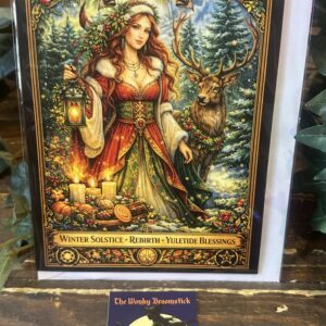Yule Witch Greeting Card