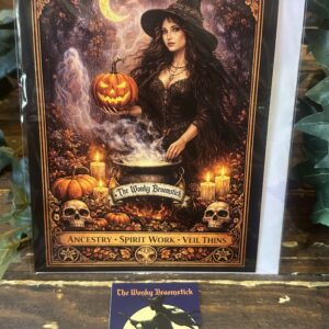 Samhain Witch Greeting Card
