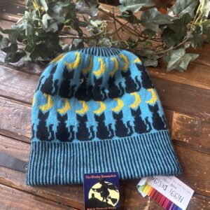 Knitted Cat & Witches Beanie Hat