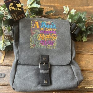 A Book a Day Keeps Reality Away CrossBody Bag