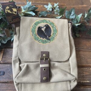 Twin Celtic Ravens CrossBody Bag